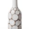 Uniquewise Decorative Contemporary Floor Vase White Carved Divot Bubble Design with Tall Neck, 26 Inch QI004180.S - alternate 4
